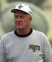 Saints Coach Dick Stanfel
